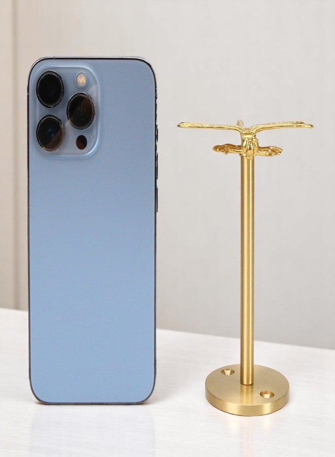 KH866 Set of 2 Dragonfly Curtain Holdbacks, Swag Holders for Windows, Antique Brass Curtain Tieback Wall Hook Pull Backs for Drapes Bedroom Office Home Decoration - Image 5